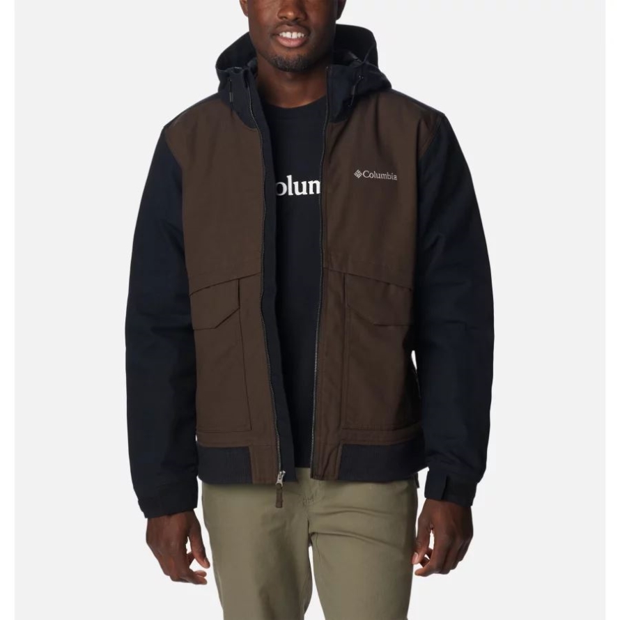 Cordovan/Black Men's Loma Vista II Hooded Jacket Columbia