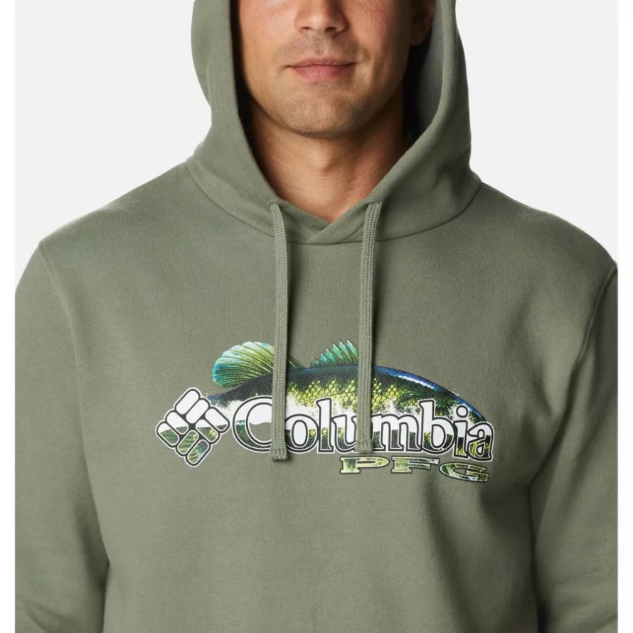 Cypress/Bass Columbia Men's PFG Fish Logo Hoodie
