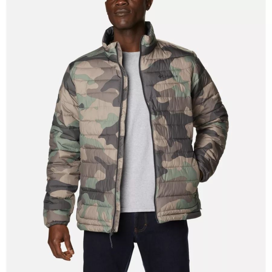 Cypress Mod Camo Print Men's Powder Lite Insulated Jacket Columbia