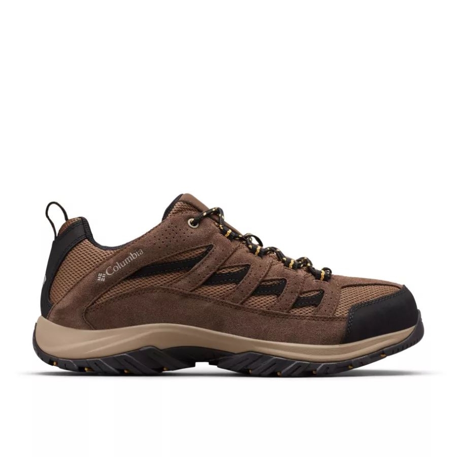 Dark Brown/Baker Columbia Men's Crestwood Hiking Shoe Wide