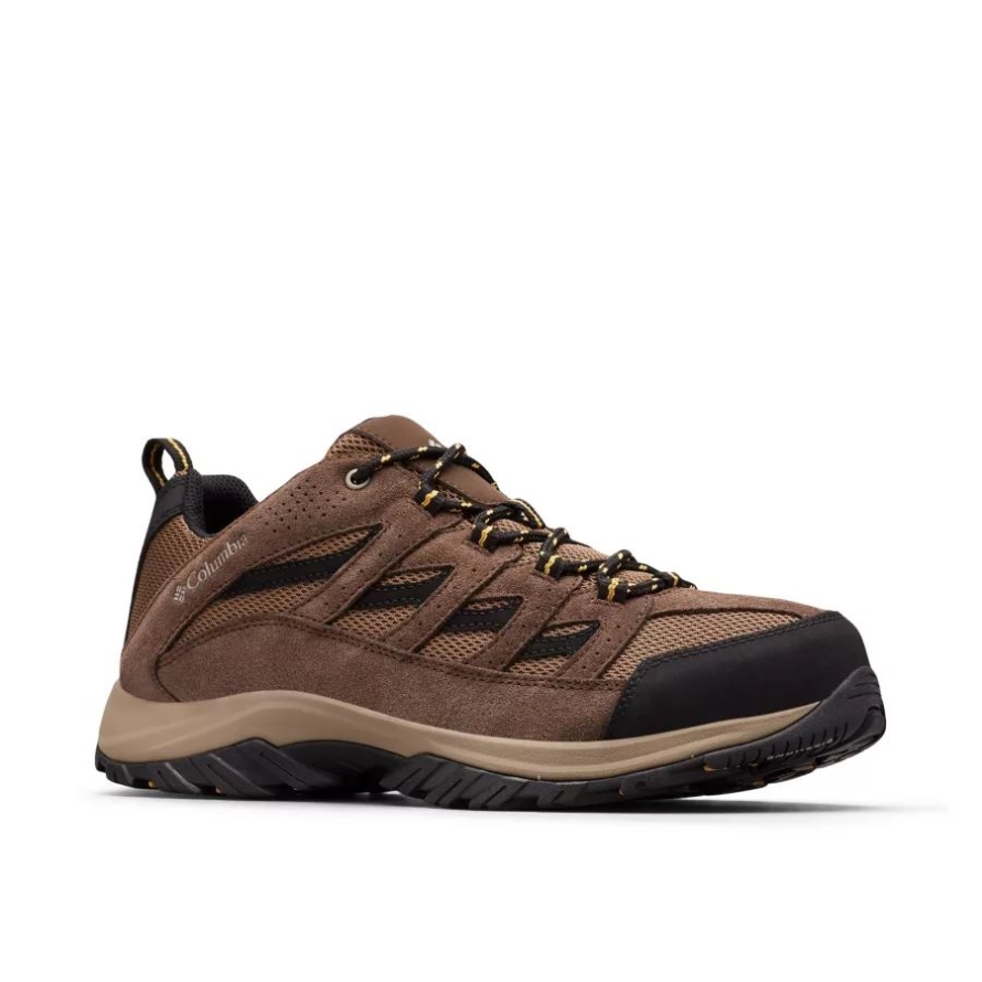 Dark Brown/Baker Columbia Men's Crestwood Hiking Shoe Wide