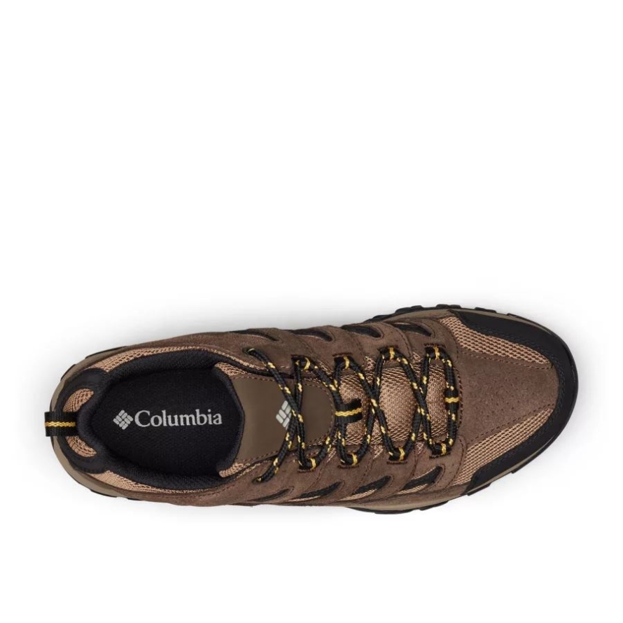 Dark Brown/Baker Columbia Men's Crestwood Hiking Shoe Wide