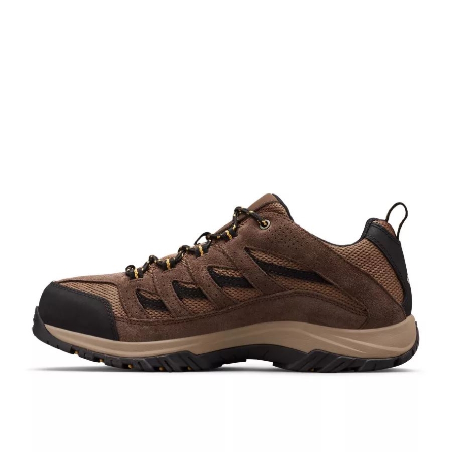 Dark Brown/Baker Columbia Men's Crestwood Hiking Shoe Wide