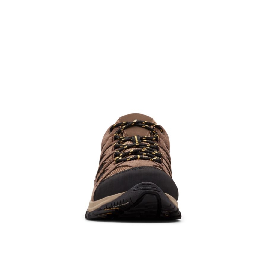 Dark Brown/Baker Columbia Men's Crestwood Hiking Shoe Wide