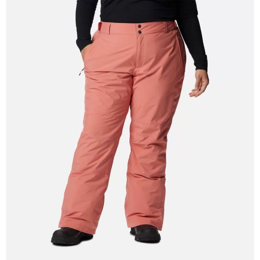 Dark Coral Columbia Women's Shafer Canyon Insulated Pants Plus Size