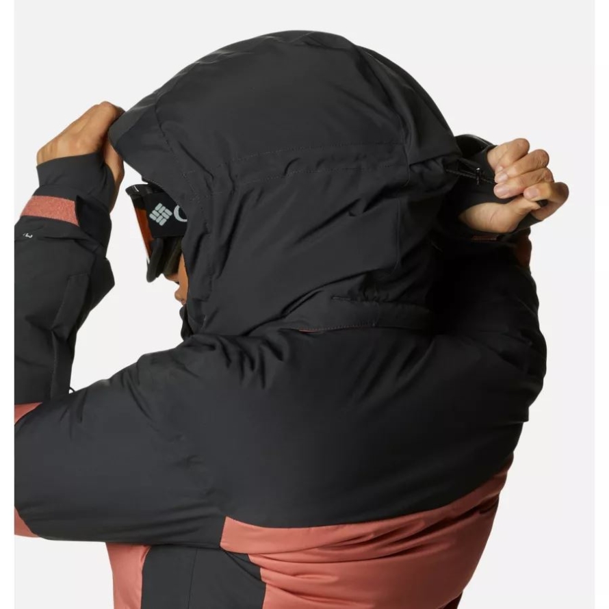 Dark Coral/Shark Columbia Women's Wild Card II Down Jacket