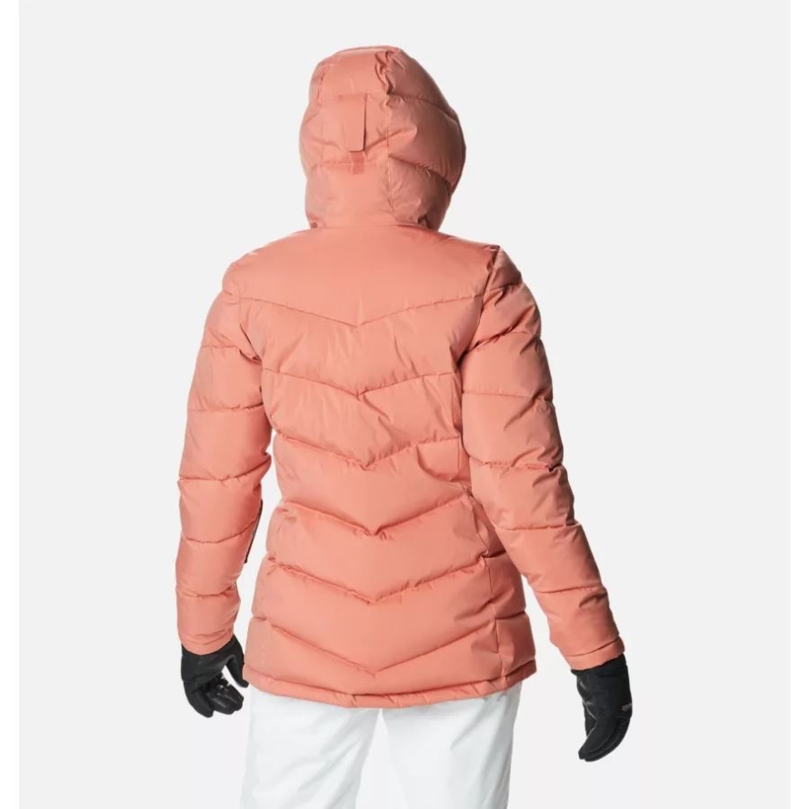 Dark Coral Sheen Columbia Women's Abbott Peak Insulated Waterproof Ski Jacket