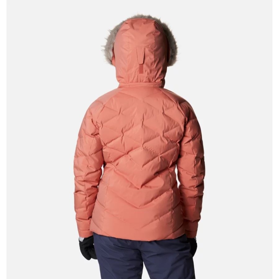 Dark Coral Sheen Women's Lay D Down II Waterproof Down Ski Jacket Columbia