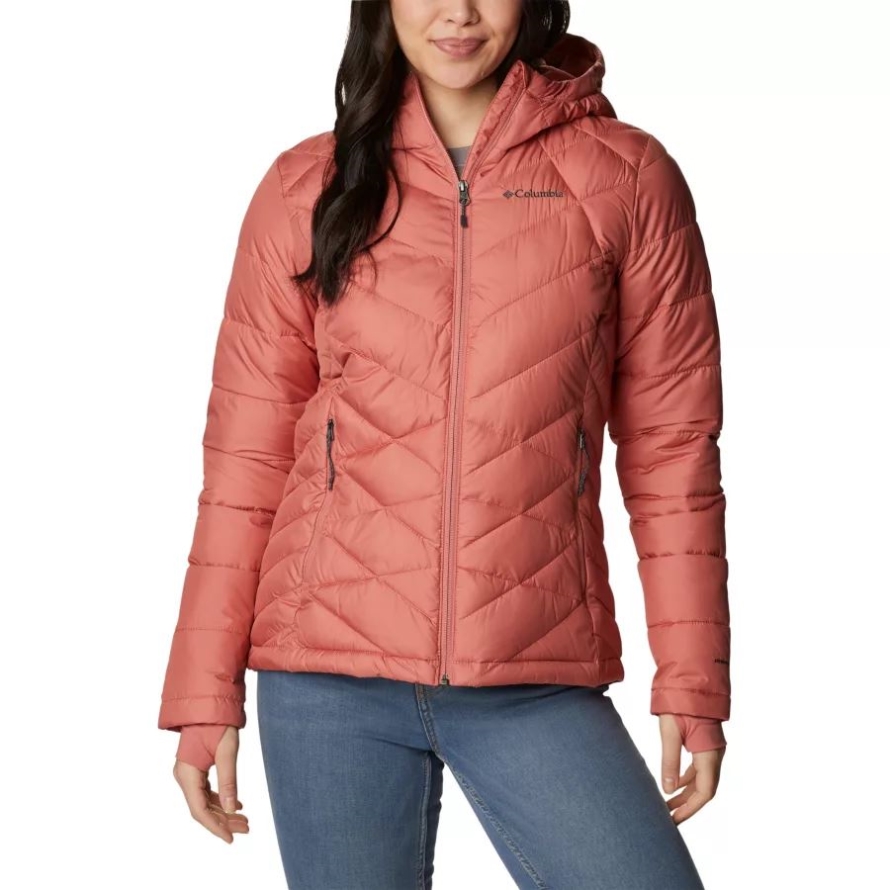 Dark Coral Women's Heavenly Hooded Jacket Columbia