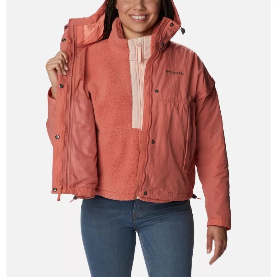 Dark Coral Women's Laurelwoods Interchange Jacket Columbia