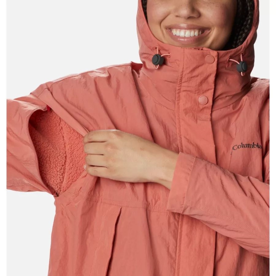 Dark Coral Women's Laurelwoods Interchange Jacket Columbia