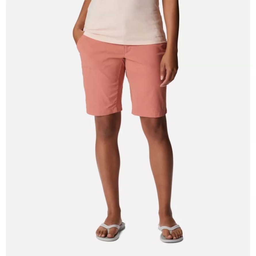 Dark Coral Women's Saturday Trail Long Shorts Columbia