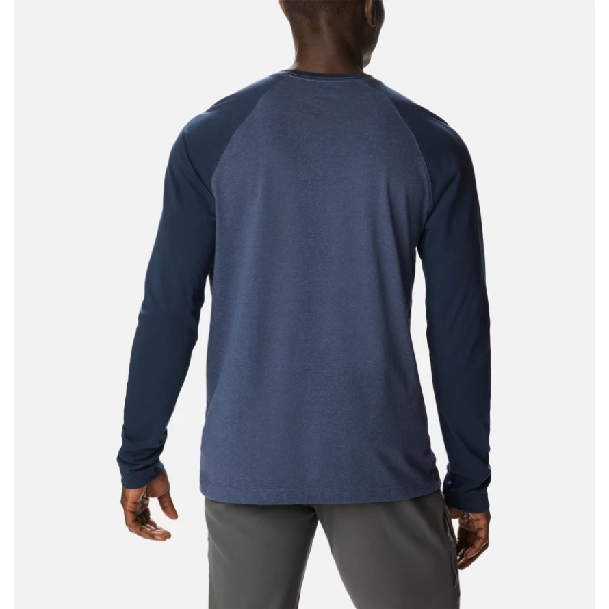 Dark Mountain/Coll Navy Heather Columbia Men's Thistletown Hills Raglan Shirt