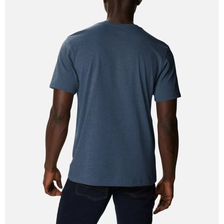 Dark Mountain Heather Men's Thistletown Hills Short Sleeve Shirt Tall Columbia