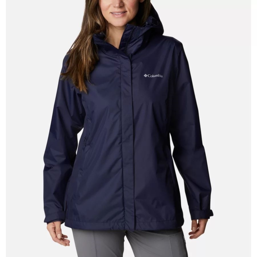 Dark Nocturnal Columbia Women's Arcadia II Rain Jacket