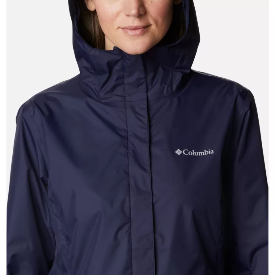 Dark Nocturnal Columbia Women's Arcadia II Rain Jacket