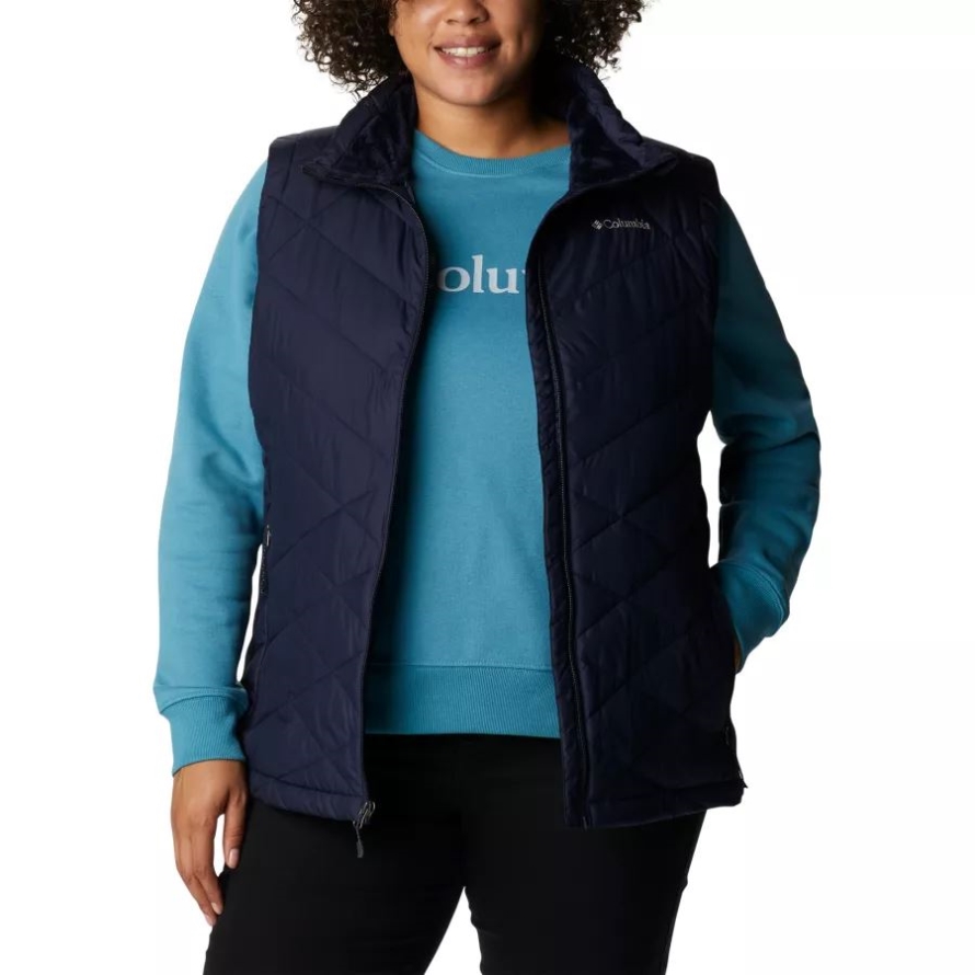 Dark Nocturnal Columbia Women's Heavenly Vest Plus Size