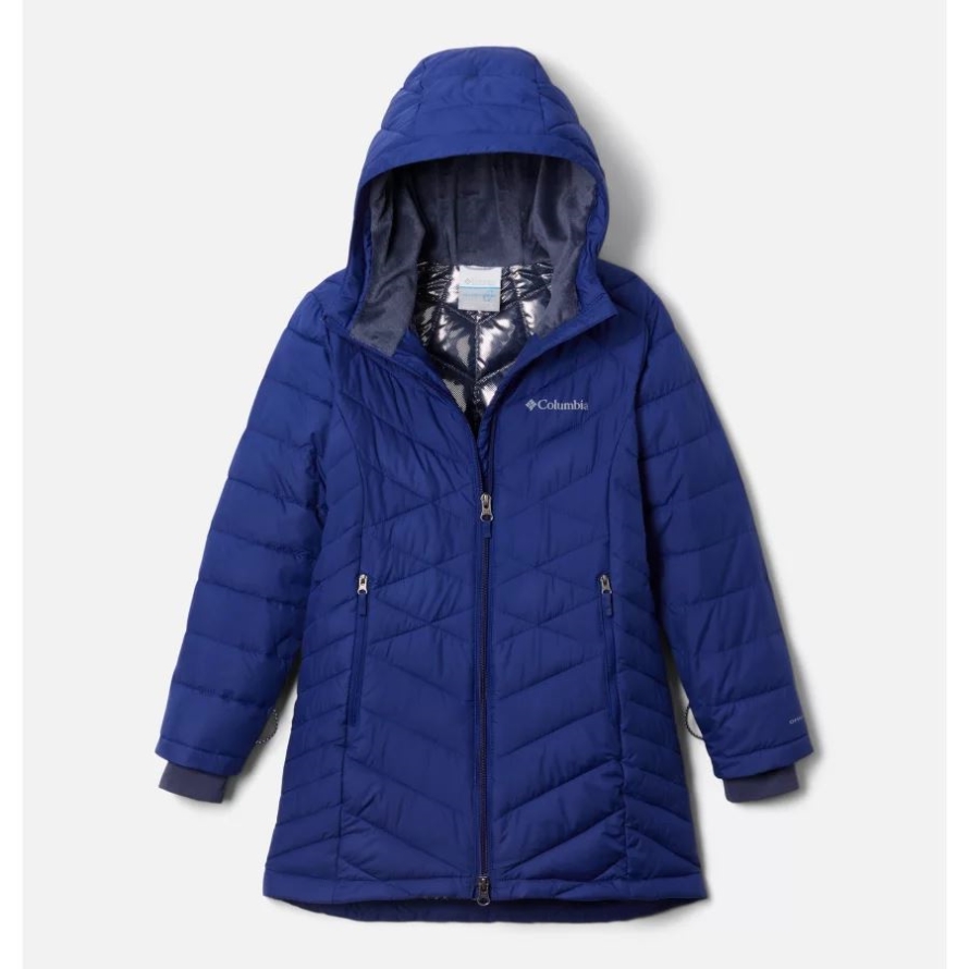 Dark Sapphire Columbia Girls' Heavenly Long Insulated Jacket
