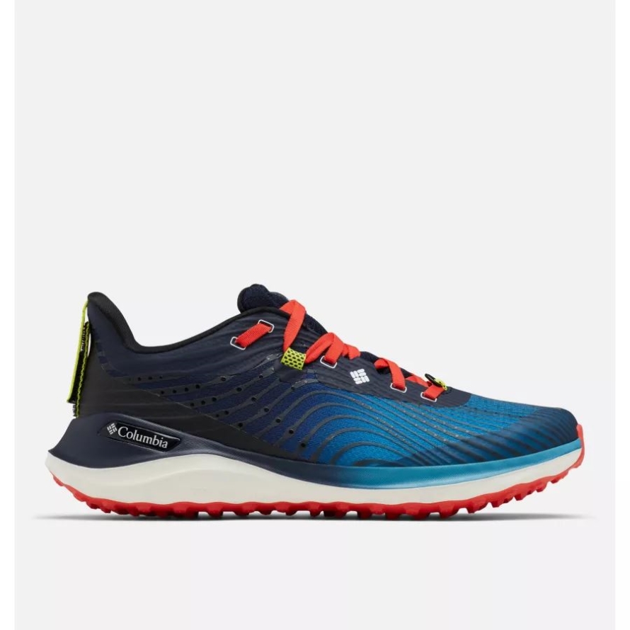 Deep Marine/Bold Orange Columbia Men's Escape Ascent Trail Running Shoe