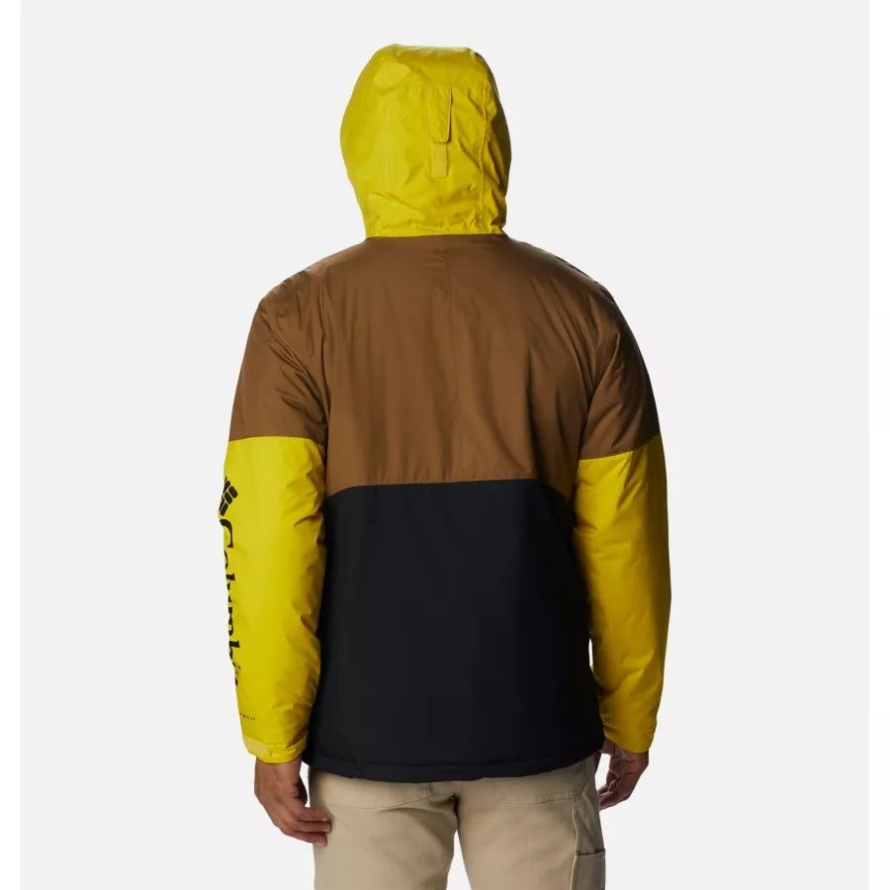 Delta/Black/Laser Lemon Columbia Men's Point Park Waterproof Insulated Jacket