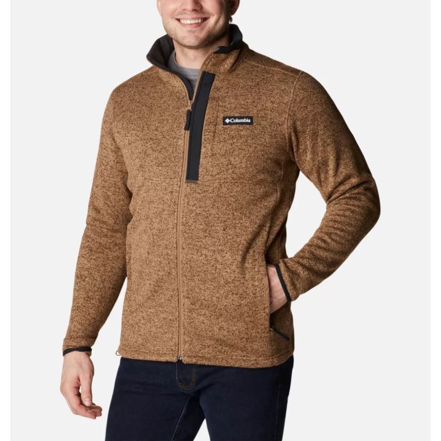 Delta Heather Columbia Men's Sweater Weather Fleece Full Zip Jacket