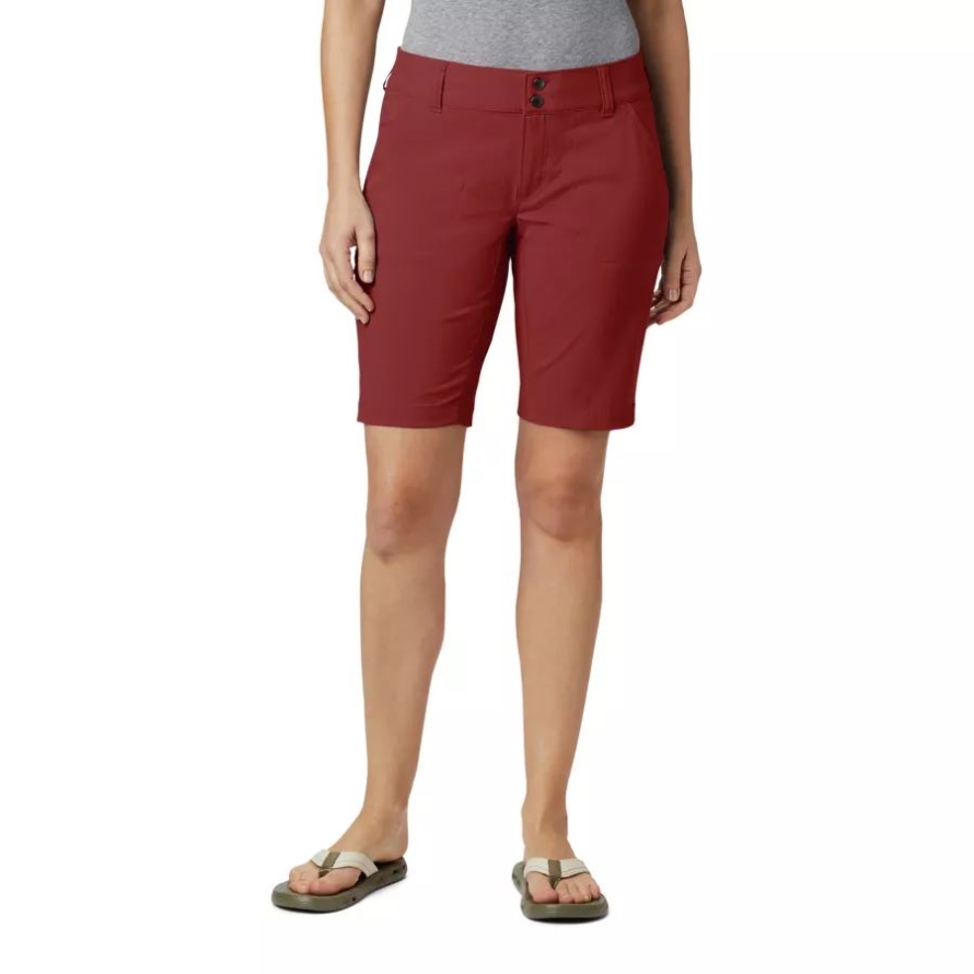 Dusty Crimson Women's Saturday Trail Long Shorts Columbia