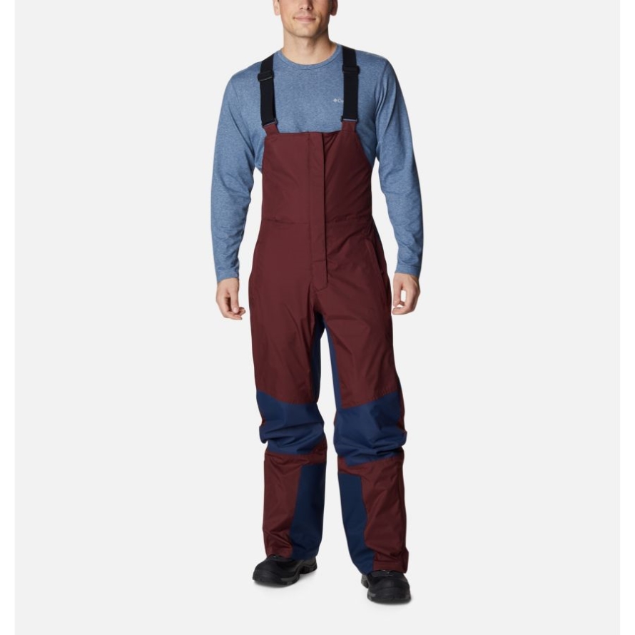 Elderberry/Collegiate Navy Columbia Men's Iceventure Bib