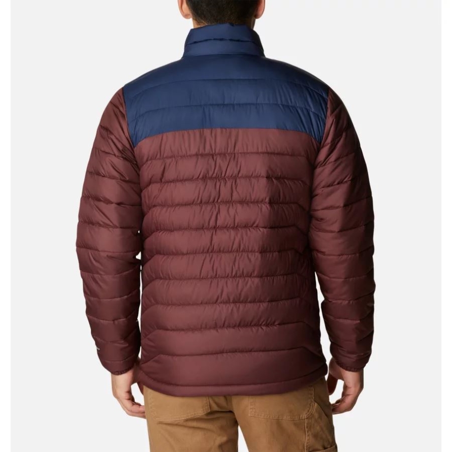 Elderberry/Collegiate Navy Men's Powder Lite Insulated Jacket Columbia