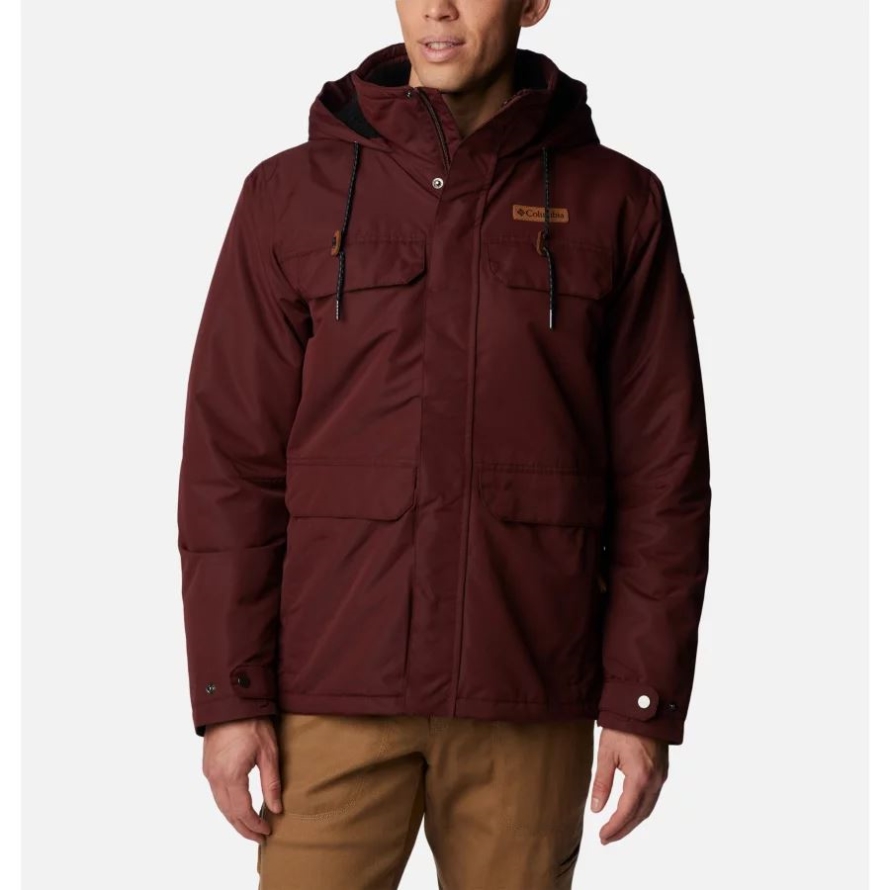 Elderberry Columbia Men's South Canyon Mid Length Jacket