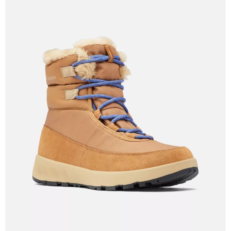 Elk/Beach Columbia Women's Autumn Slopeside Peak Waterproof Winter Boot