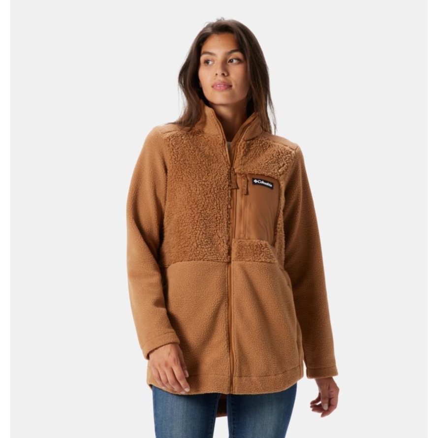 Elk Women's Columbia Lodge Sherpa Long Fleece Jacket Columbia