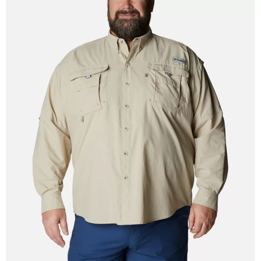 Fossil Men's PFG Bahama II Long Sleeve Shirt Big Columbia