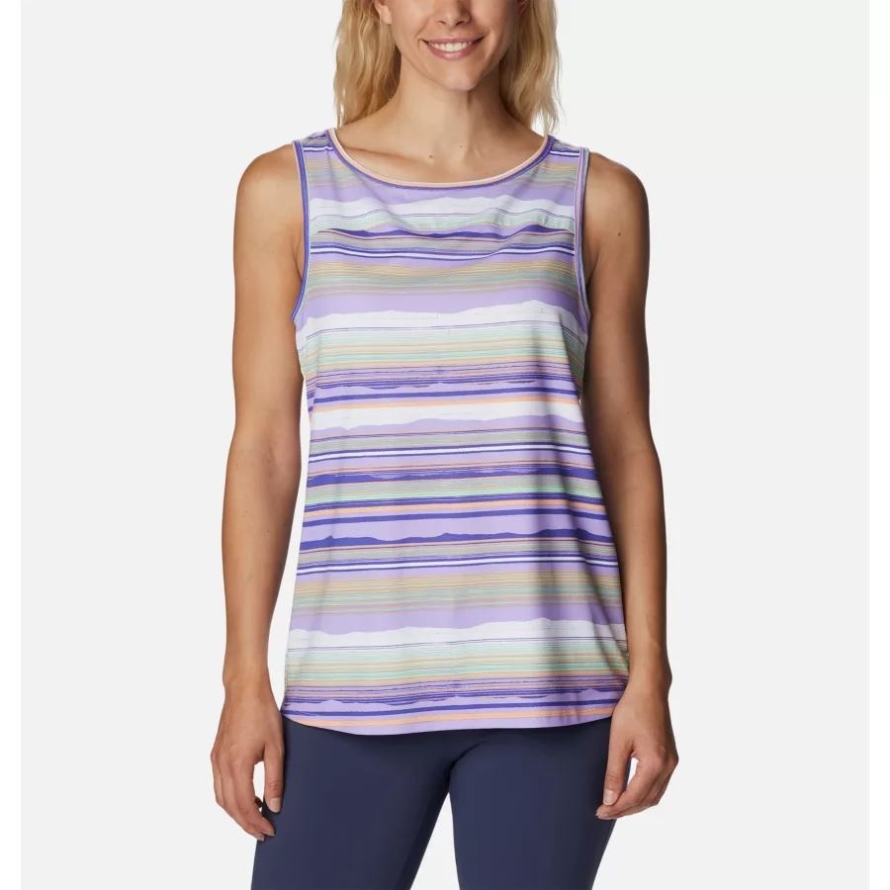 Frosted Purple/Horizons Stripe Multi Columbia Women's Chill River Tank