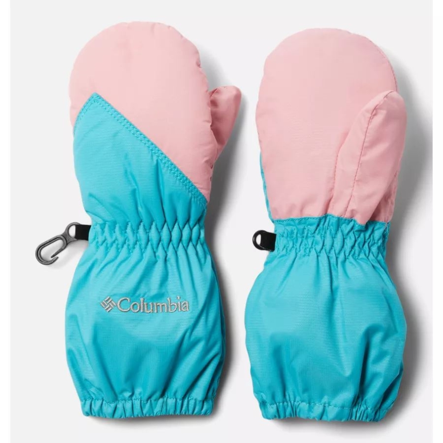 Geyser/Pink Orchid Columbia Toddler Chippewa Long Mittens