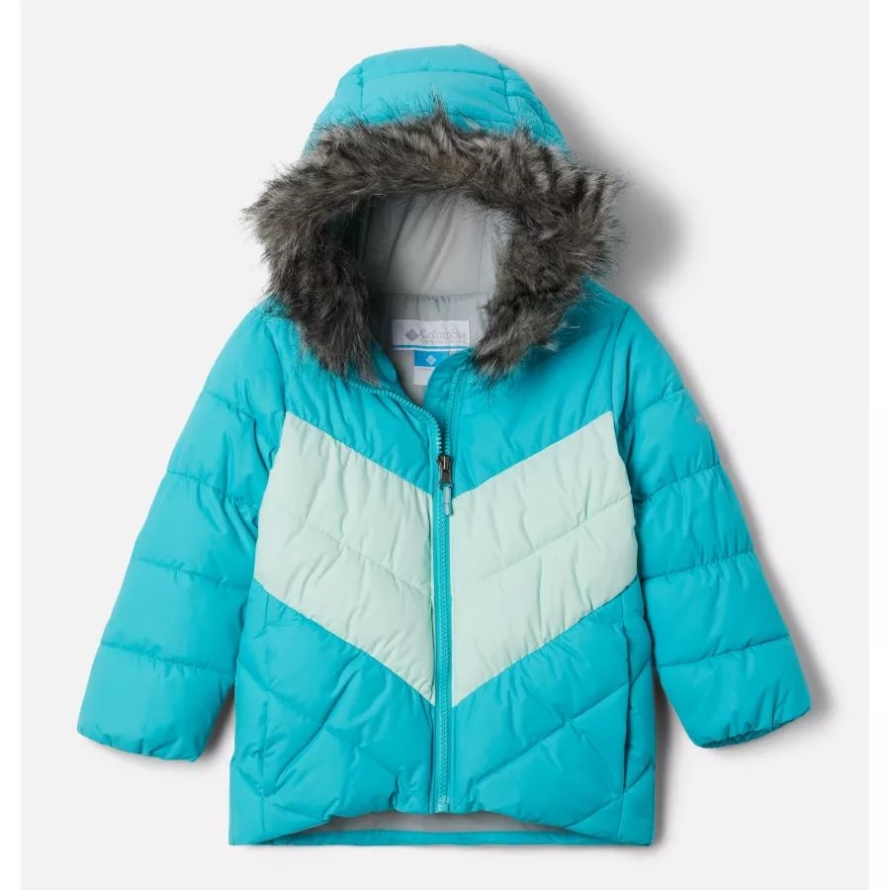 Geyser/Sea Ice Columbia Girls' Toddler Arctic Blast Jacket