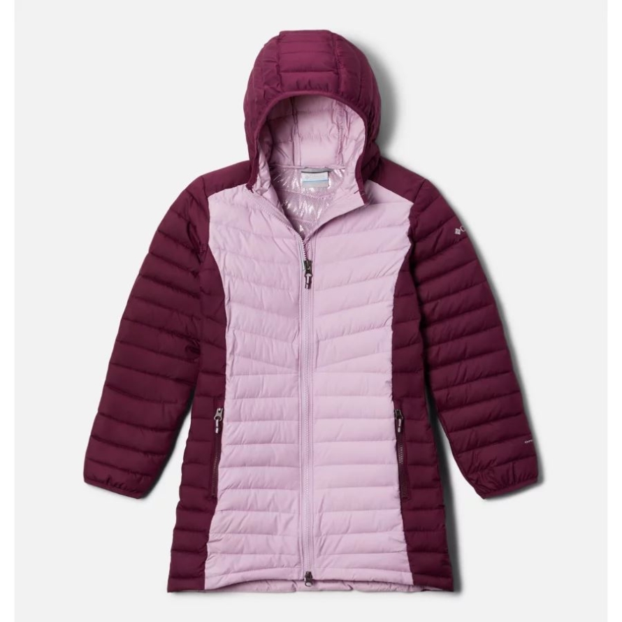 Girl's Slope Edge Mid Insulated Jacket Columbia Aura/Marionberry