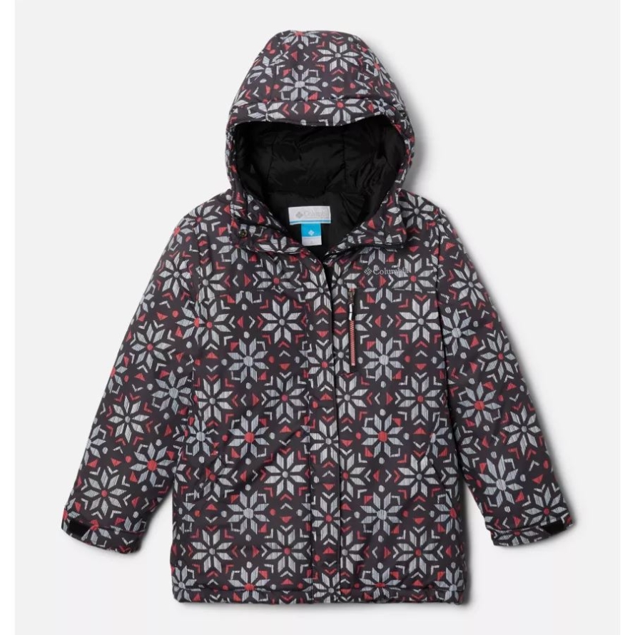 Girls' Alpine Free FallII Ski Jacket Columbia Black Paperflakes