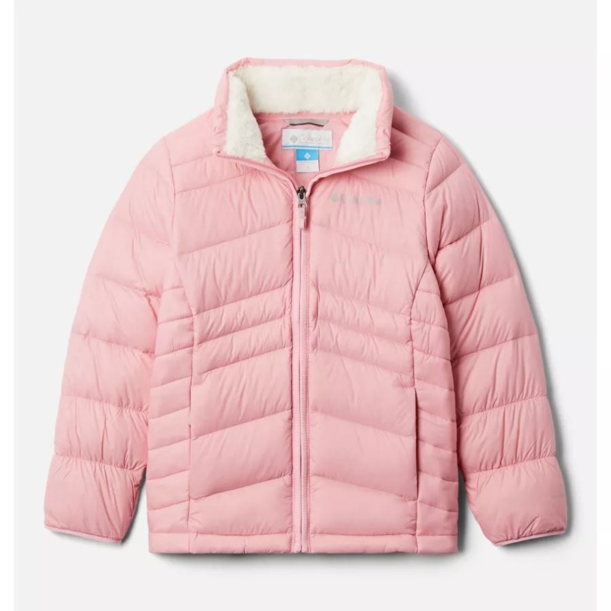 Girls' Autumn Park Down Jacket Columbia Pink Orchid
