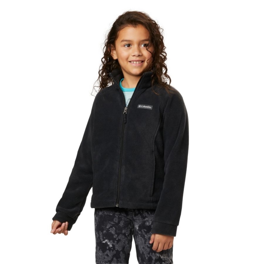 Girls' Benton Springs Fleece Jacket Black Columbia