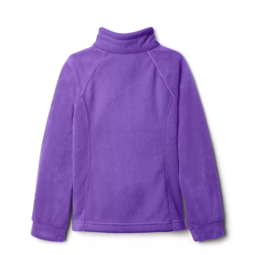 Girls' Benton Springs Fleece Jacket Columbia Brand Grape Gum