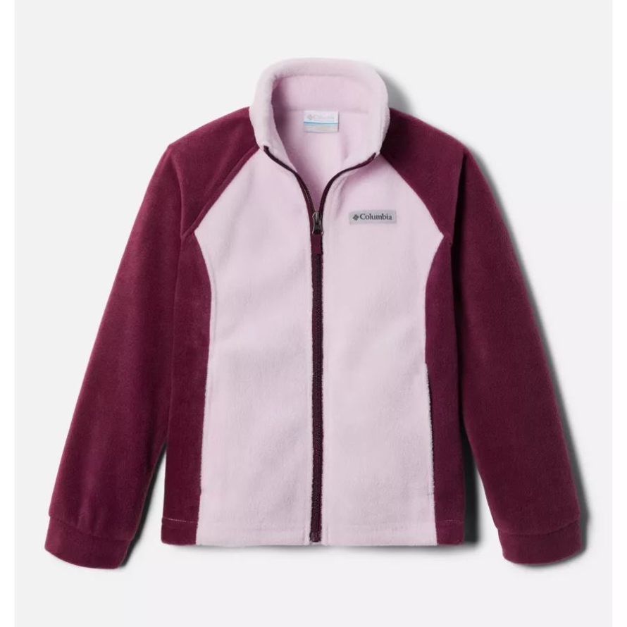 Girls' Benton Springs Fleece Jacket Marionberry/Aura Columbia Brand