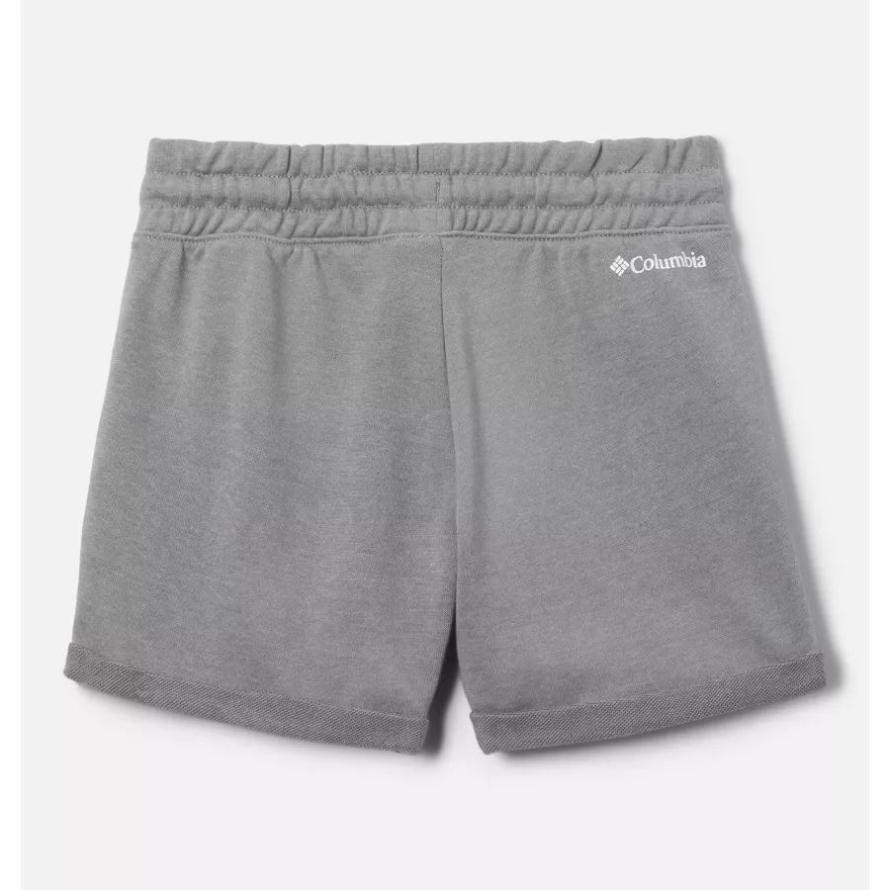 Girls' Columbia Trek French Terry Shorts Columbia Light Grey Heather