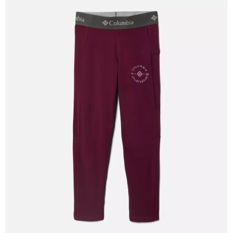 Girls Columbia Trek Leggings Columbia Marionberry