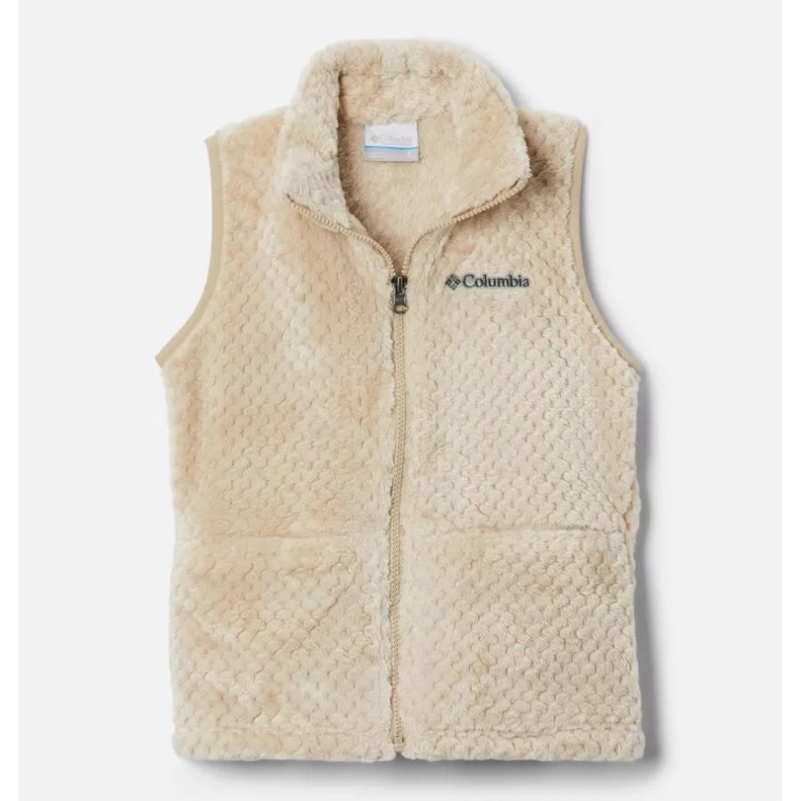 Girls' Fire Side Sherpa Vest Columbia Ancient Fossil