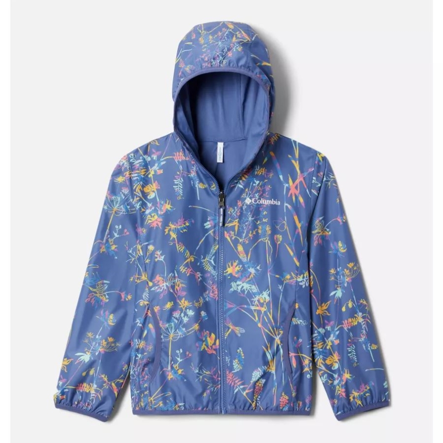 Girls' Hollytree Trail Reversible Jacket Columbia Velvet Cove Art Bouquet