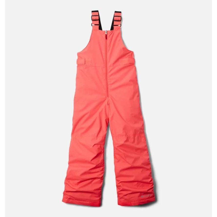 Girls' Snowslope II Bib Columbia Brand Neon Sunrise