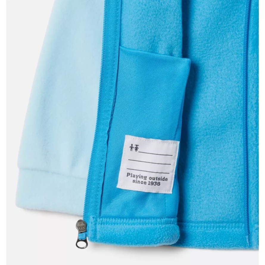 Girls' Toddler Benton Springs Fleece Jacket Spring Blue/Blue Chill Columbia