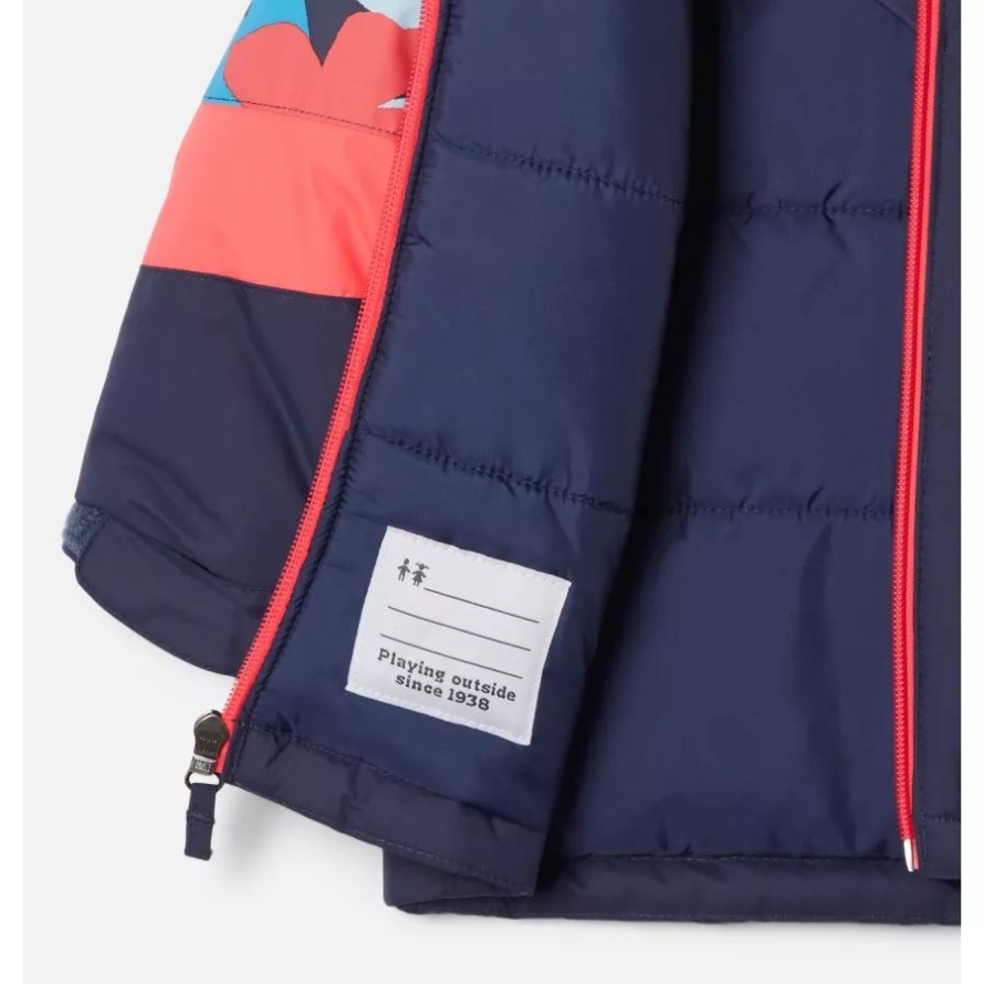 Girls' Toddler Horizon Ride II Jacket Nocturnal/Nocturnal Scraptanical Columbia Brand
