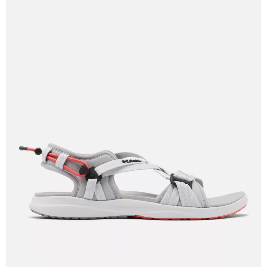 Grey Ice/Red Coral Women's Columbia Sandal Columbia