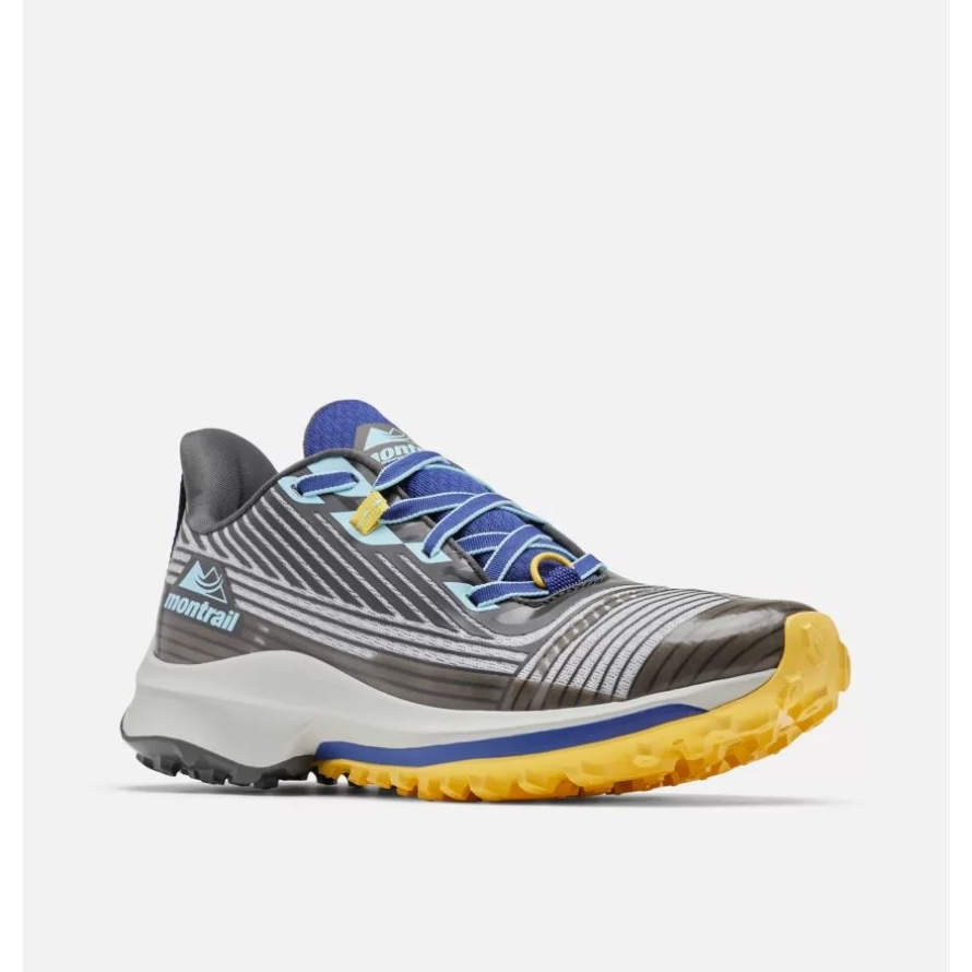 Grey Ice/Spring Blue Columbia Women's Montrail Trinity AG Trail Running Shoe
